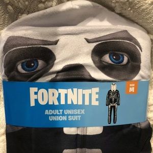 Fortnite Adult Unisex Onsie Pajama Vostume size M